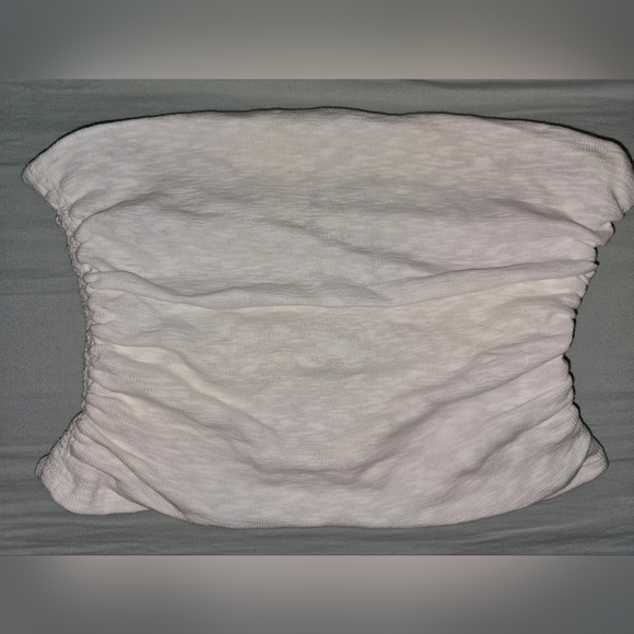 Free People: Boulevard Tube Top, White, XL, NWT - Picture 2 of 10